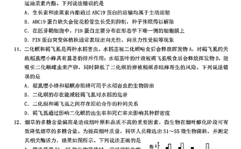 2024届山东省烟台、德州市高三下学期二模生物试题(1)_2024年5月_025月合集_2024届山东省烟台市德州市高三下学期二模考试