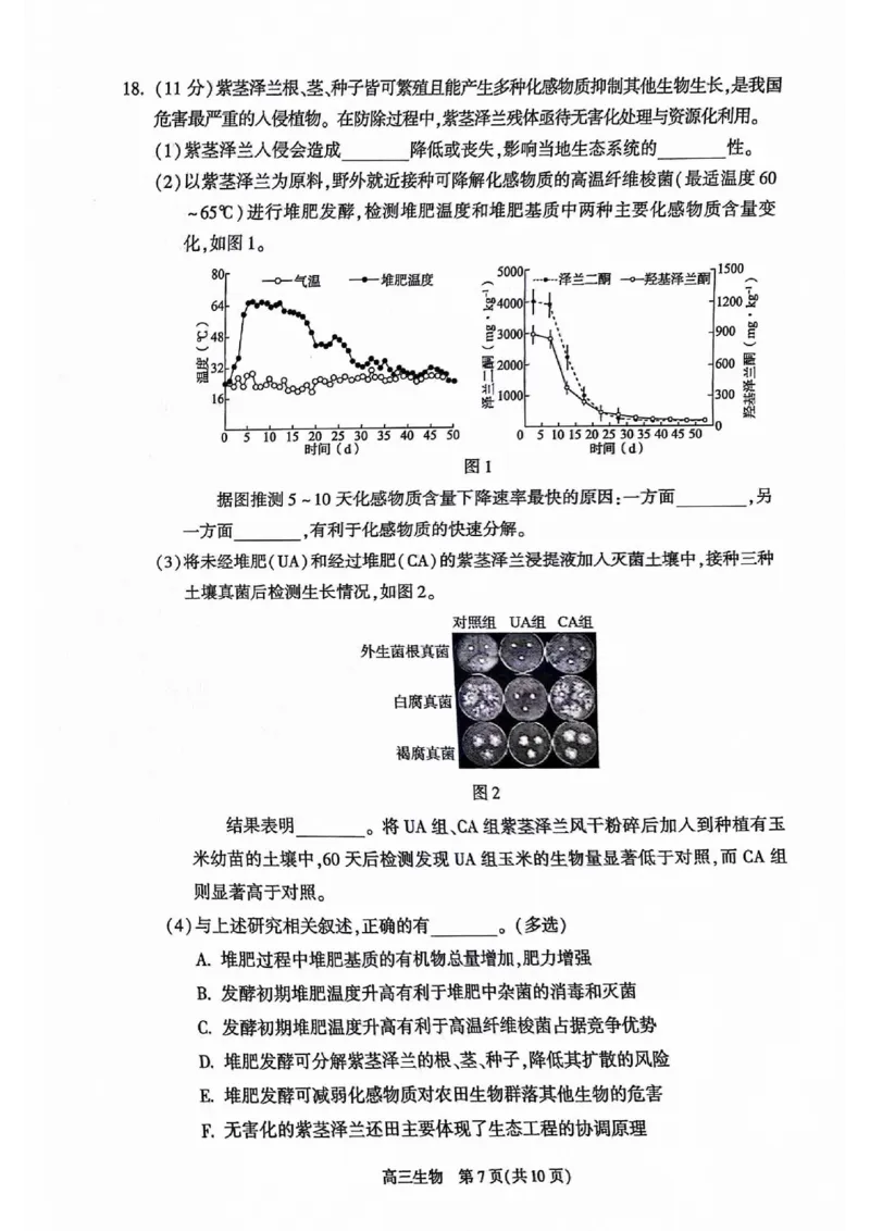 2024北京朝阳高三二模生物试题及答案(1)_2024年5月_025月合集_2024届北京市朝阳区高三二模