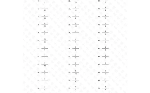 分数除法第81~100篇（初级）答案_编码0121-6年级数学口算计算_口算题（适合6年级）(1)_分数-除法（200篇）_（分数）除法初级（100篇）