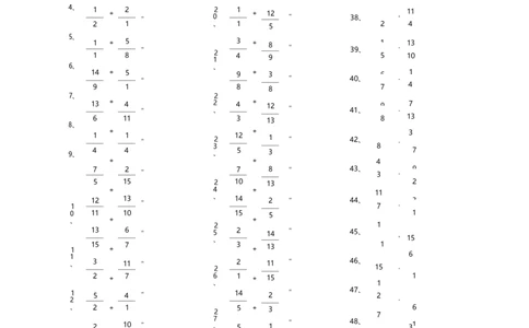 分数加法第1-20篇_编码0121-6年级数学口算计算_口算题（适合5年级）_分数-加法（200篇）_（分数）加法高级（100篇）