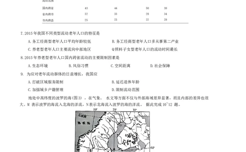 2024届山东省淄博市高三一模地理试题(1)_2024年3月_013月合集_2024届山东省淄博市高三下学期一模考试（全科）