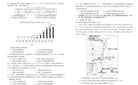 2024届四川省雅安市高三下学期第三次诊断性考试文综试题_2024年5月_01按日期_10号_2024届四川省雅安市高三下学期第三次诊断性考试