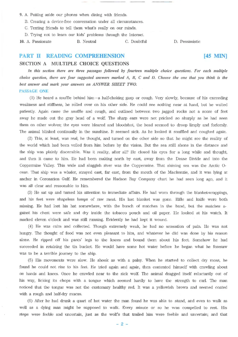 Modeltest1​_2025专四专八真题及备考资料_2009-2024专八真题+备考资料_24专八预测押题卷_专八押题卷7套_第1套预测+解析+听力