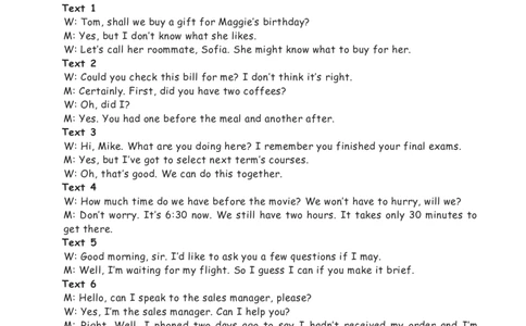 2023年1月8日山东高考英语听力第2次试题+文本+答案_2024年5月_01按日期_1号_2024高考英语听力专题（80套模拟训练+历年真题）(附音频）_2005-2023年高考英语听力真题汇总