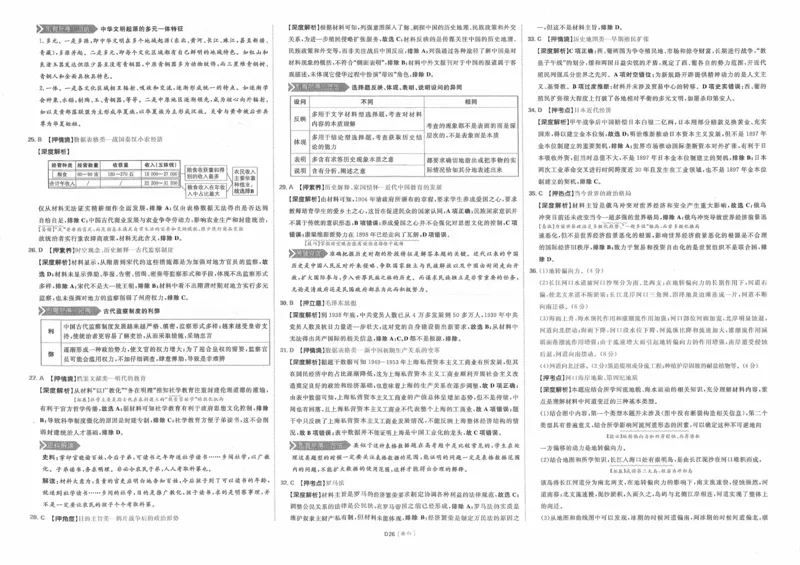 文综答案_2023高考押题卷_22023理想书高考必刷卷之押题卷_全国卷版_押题卷&middot;文综
