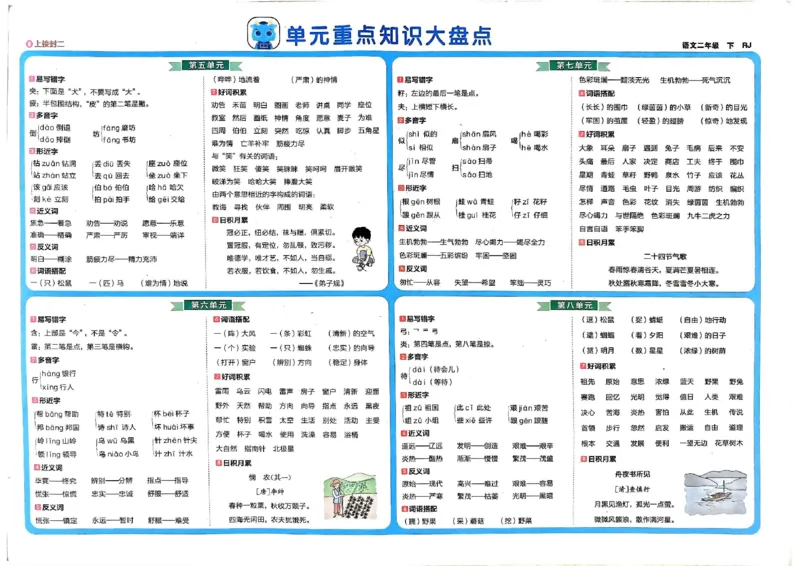 《非常海淀单元测试AB卷》24春语文2年级下册（RJ）_二年级上下册资料_小学二年级学习资料-25年更新版_2-02、小学二年级语文下册_2-2-2、练习题、作业、试题、试卷_电子册类