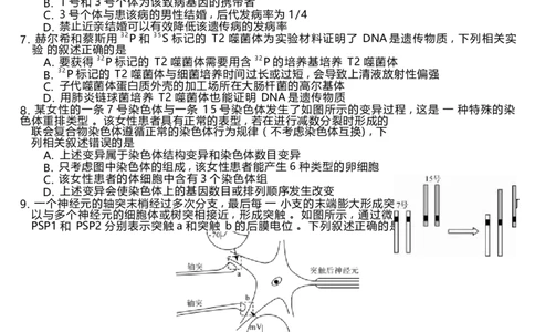 生物(1)_2023年10月_0210月合集_2024届湖南省三湘名校教育联盟、湖湘名校教育联合体高三上学期10月大联考