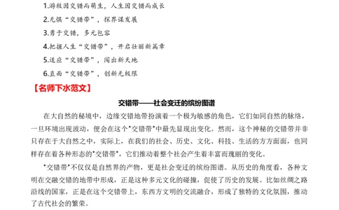 2024届新高考九省联考四篇作文点评及导写（审题指导+立意参考+名师下水范文）_2024年4月_其他_2024年1月新&ldquo;九省联考&rdquo;考后提升卷（原卷+解析）