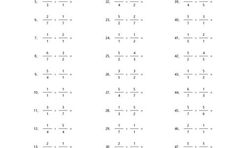 分数除法第21~40篇（初级）_编码0121-6年级数学口算计算_口算题（适合6年级）(1)_分数-除法（200篇）_（分数）除法初级（100篇）