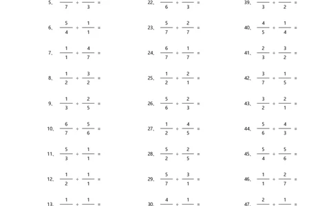 分数除法第21~40篇（初级）_编码0121-6年级数学口算计算_口算题（适合6年级）(1)_分数-除法（200篇）_（分数）除法初级（100篇）