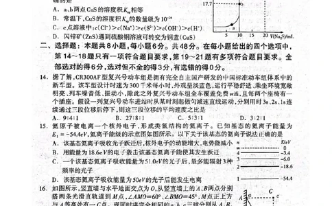 2023届广西桂三市高三联合调研考试丨理综(1)_2024年2月_022月合集_2023届广西桂林、河池、防城港三市高三下学期第二次联合调研考试全科