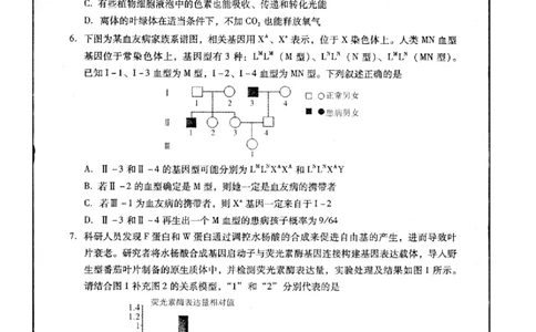 2024届江西省九江市高三下学期高考第二次模拟考试生物试题_2024年3月_013月合集_2024届江西省九江市高三下学期二模（九江二模）_2024届江西省九江市高三下学期二模（九江二模）生物