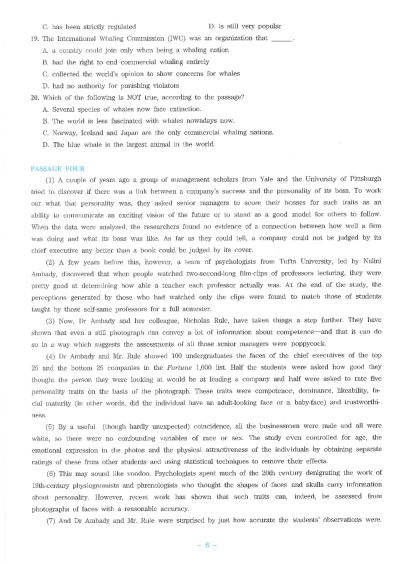 Modeltest7​_2025专四专八真题及备考资料_2009-2024专八真题+备考资料_24专八预测押题卷_专八押题卷7套_第7套预测+解析+听力