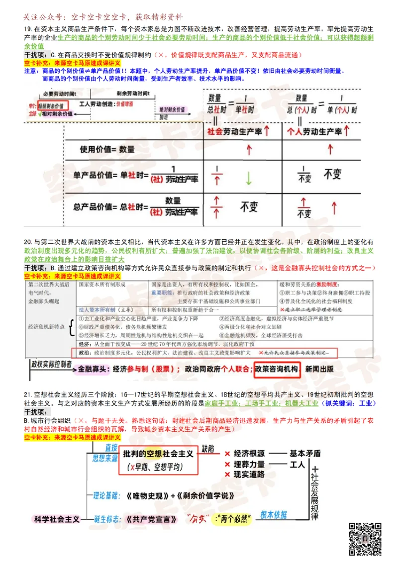 八套卷复盘笔记（一）_2025专四专八真题及备考资料_肖秀荣押题汇总_05空卡《肖八》复盘＆精简背诵版_复盘笔记