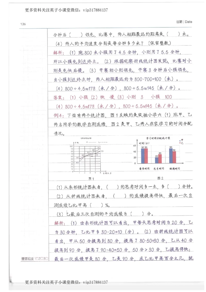 数学小学学霸笔记_赠送小初高学霸笔记等_赠_小学学霸笔记