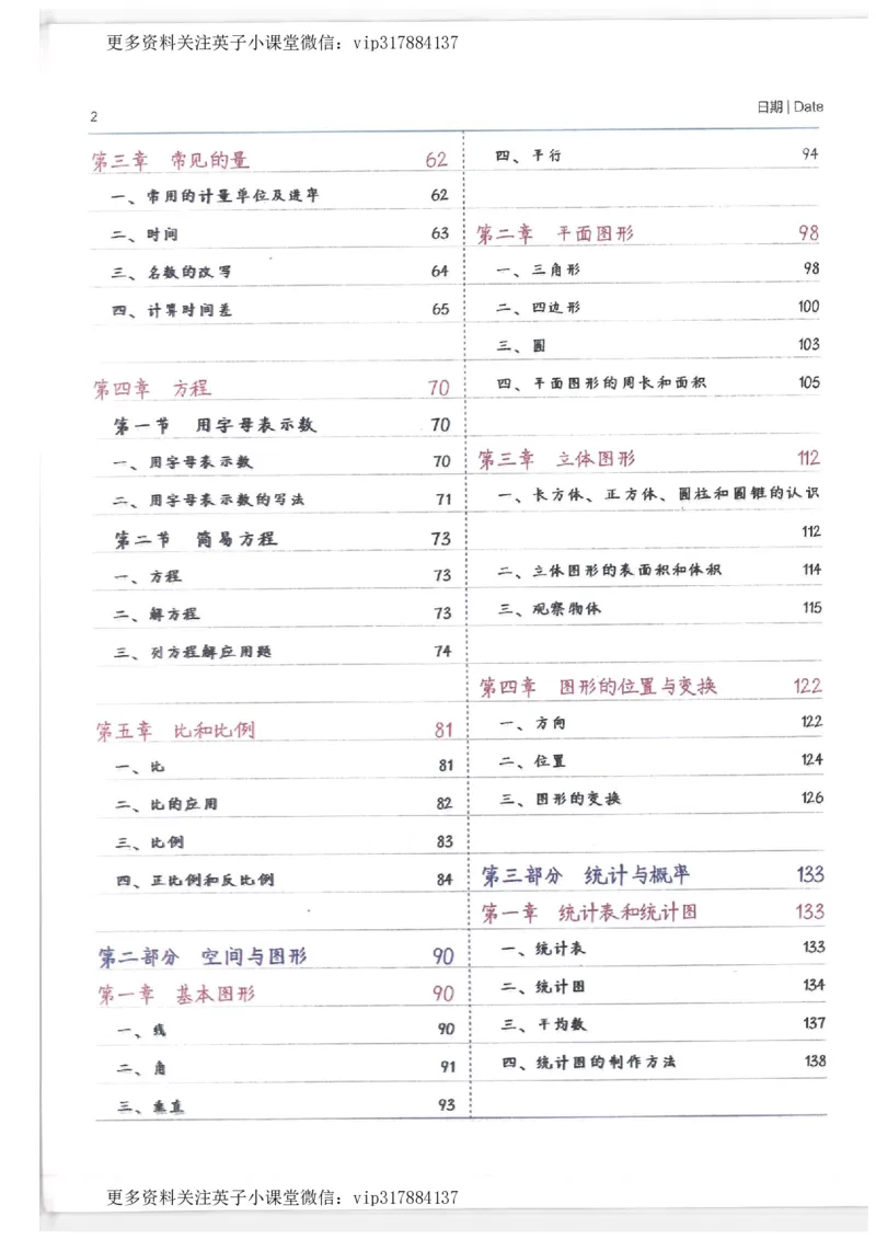 数学小学学霸笔记_赠送小初高学霸笔记等_赠_小学学霸笔记