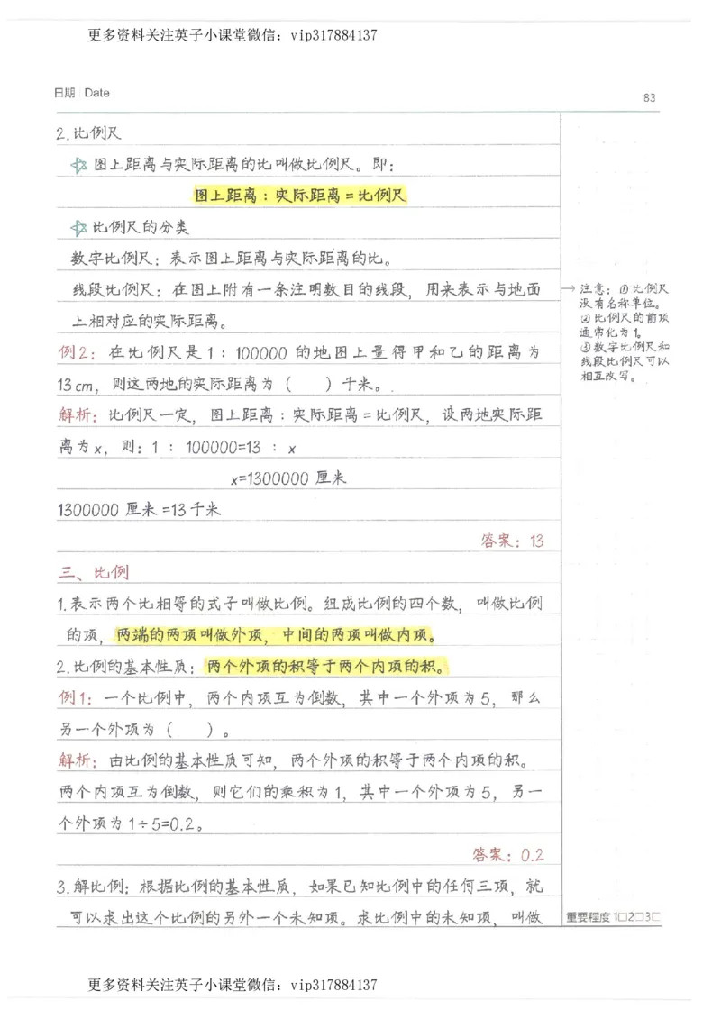 数学小学学霸笔记_赠送小初高学霸笔记等_赠_小学学霸笔记