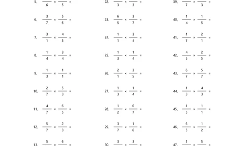 分数乘法第51~70篇（初级）_编码0121-6年级数学口算计算_口算题（适合6年级）(1)_分数-乘法（200篇）_（分数）乘法初级（100篇）