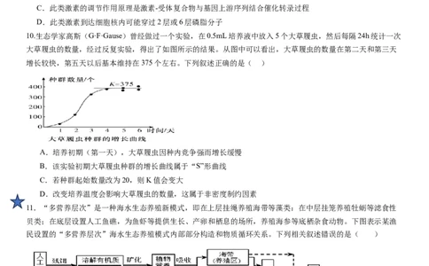 湖南省岳阳县一中2024届高三开学考试生物(1)_2023年8月_028月合集_2024届湖南省岳阳县一中高三开学考试