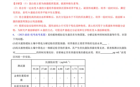 专题19发酵工程-五年（2019-2023）高考生物真题分项汇编（全国通用）（解析版）_赠送：2008-2024全套高考真题_高考生物真题_送高考生物五年真题(2019-2023)分项汇编（全国通用）