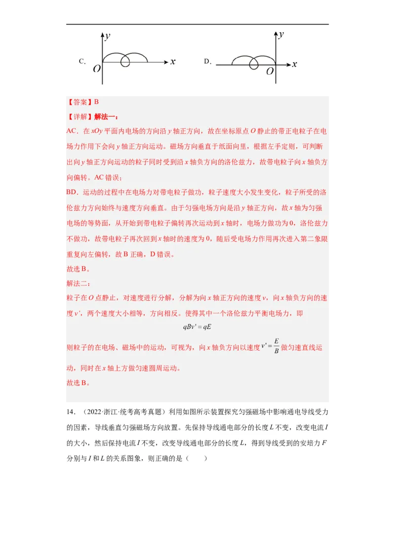 专题09磁场(解析版)_赠送：2008-2024全套高考真题_高考物理真题_送高考物理五年真题(2019-2023)分项汇编（全国通用）