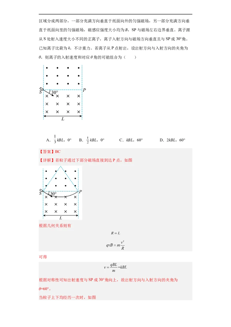 专题09磁场(解析版)_赠送：2008-2024全套高考真题_高考物理真题_送高考物理五年真题(2019-2023)分项汇编（全国通用）
