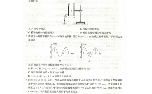 高三联考试题物理(1)_2023年8月_028月合集_2023届河北省省级联测高三上学期第一次月考