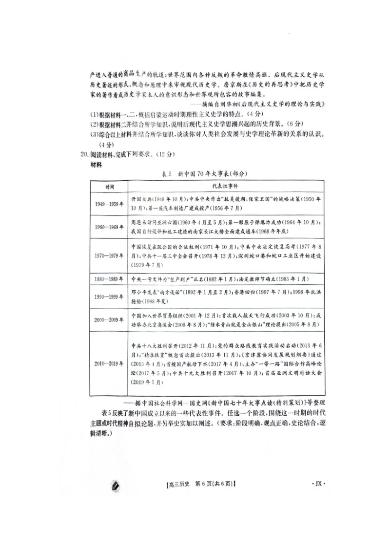 江西金太阳高三上(联考Ⅰ)-历史试题+答案(1)_2023年9月_029月合集_2024届江西省金太阳高三上学期9月第一次联考