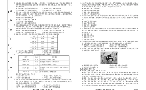 2023届高三3月大联考文综正文_2024年2月_01每日更新_13号_2023届衡水金卷3月全国大联考（新教材老高考）全科_2023届衡水金卷3月全国大联考3.15-16日（新教材老高考）文综