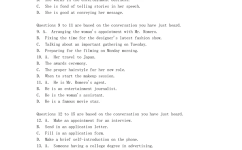 ❤2013年6月英语四级考试真题以及答案(第二套)_英语四六级整合_英语四六级真题版本二此版为主此文件夹会持续更新_四级真题_1.四级真题+答案解析+听力音频(1989-2025)_2013年6月CET4