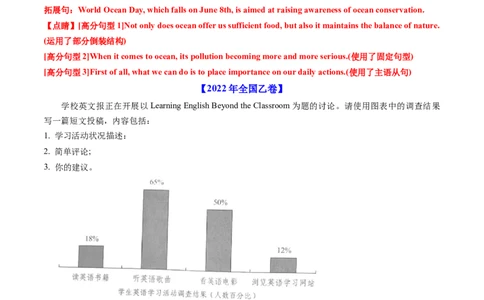 专题21书面表达-五年（2019-2023）高考英语真题分项汇编（解析版）_赠送：2008-2024全套高考真题_高考英语真题_送高考英语五年真题(2019-2023)分项汇编（全国通用）