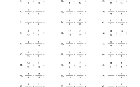 分数乘除混合第41~60篇（高级）_编码0121-6年级数学口算计算_口算题（适合6年级）(1)_分数-乘除混合（100篇）_（分数）乘除混合高级（100篇）