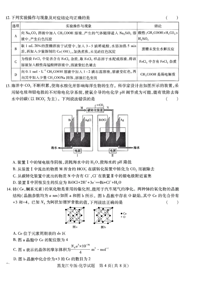 物化生-王后雄-含答案_2024高考押题卷_22024王hou雄_黑龙江专版（完整）_黑龙江-理科-王后雄(完)