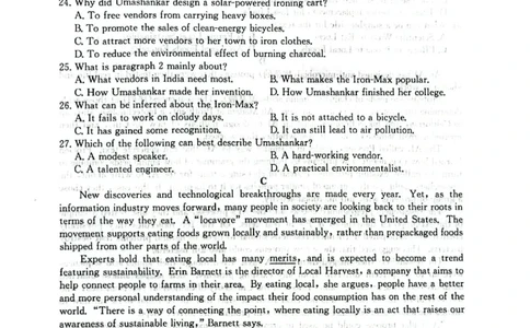 河南省TOP二十名校2024届高三上学期调研考试（四）英语(1)_2023年10月_01每日更新_18号_2024届河南省TOP二十名校高三上学期调研考试（四）
