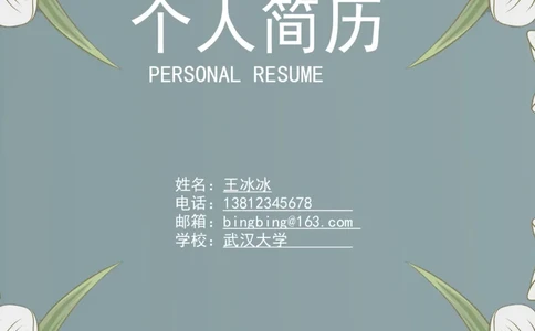 61_10000+PPT模板大礼包_大学生个人简历PPT模板_个人简历-Word版保存下载编辑_四页简历116款