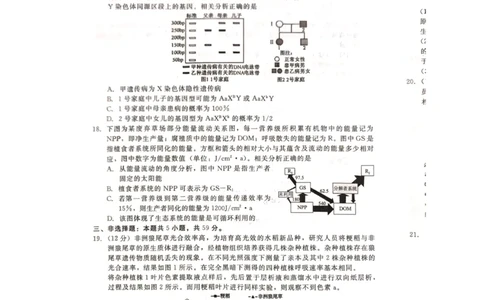 河北省张家口市尚义县2023-2024学年高三上学期开学考试生物试题(1)_2023年9月_029月合集_2024届新时代NT教育高三入学摸底考试