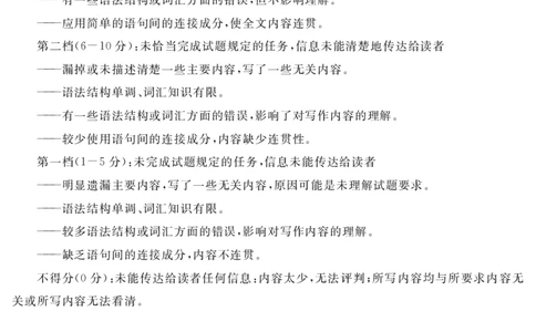 2021级雅安二诊英语答案及评分细则_2024年3月_013月合集_2024届四川九市（广安、眉山、遂宁、雅安、资阳、乐山、广元、自贡、内江）二诊