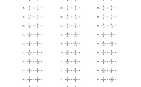 分数乘法第51~70篇（高级）_编码0121-6年级数学口算计算_口算题（适合6年级）(1)_分数-乘法（200篇）_（分数）乘法高级（100篇）