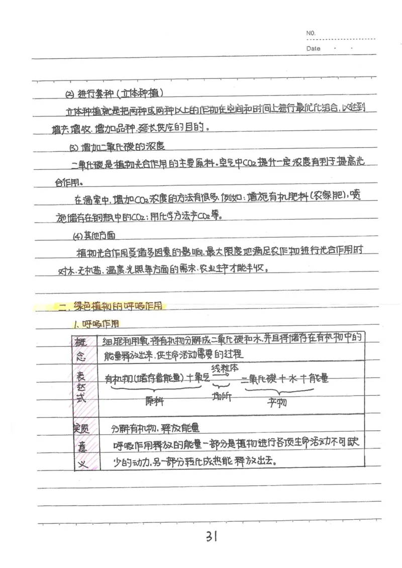 9）中考生物状元笔记（154页）_赠送小初高学霸笔记等_中考全科状元笔记