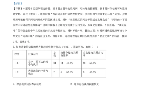 精品解析：福建省三明第一中学2024届高三10月月考历史试题（解析版）(1)_2023年10月_0210月合集_2024届福建省三明市一中高三10月月考_福建省三明市一中2024届高三10月月考历史