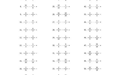 分数减法第91~100篇（高级）_编码0121-6年级数学口算计算_口算题（适合5年级）_分数-减法（200篇）_（分数）减法高级（100篇）