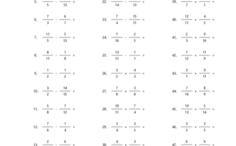 分数加减混合第61~80篇（高级）_编码0121-6年级数学口算计算_口算题（适合5年级）_分数-加减混合（280篇）_（分数）加减混合高级1~（100篇）