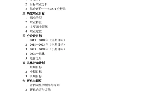 交通运输专业职业生涯规划书_E6-职业规划_94其他专业