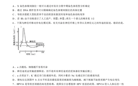 江苏省盐城市2024届高三年级下学期5月月末考前指导卷生物试题+答案(1)_2024年6月(1)_026月合集_2024届江苏省盐城市高三年级下学期5月考前指导卷