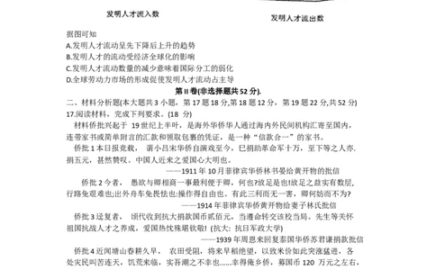 贵州省贵阳市2023-2024学年高三上学期开学摸底考试历史试题word版_2023年8月_01每日更新_22号_2024届贵州省贵阳市高三上学期开学考试_贵州省贵阳市2024届高三上学期开学考试历史