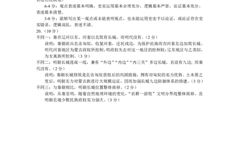 2023届福建省厦门市高三毕业班第二次质量检测丨历史答案(1)_2024年2月_022月合集_2023届福建省厦门市高三毕业班第二次质量检测全科