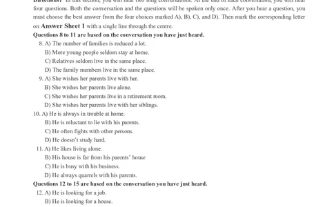 四级通关模拟卷第四套_英语四六级整合_英语四六级真题版本一此版本可作为补充_大学英语CET4_X0_03-四级模拟题_四级模拟题1-5套（赠送）_四级通关模拟卷（4）