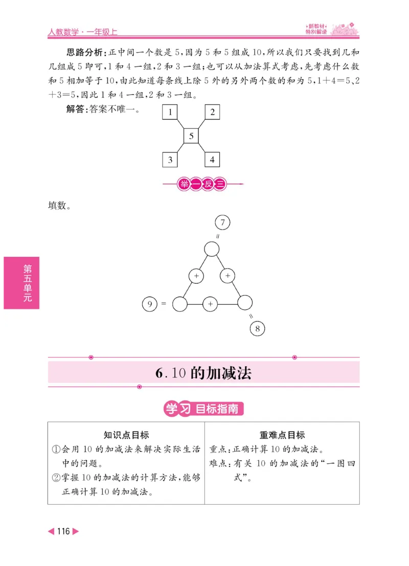《小学教材特别解读》数学1年级上册（RJ）_一年级上下册资料_小学一年级学习资料-25年更新版_1-03、小学一年级数学上册_人教版_10、电子书籍