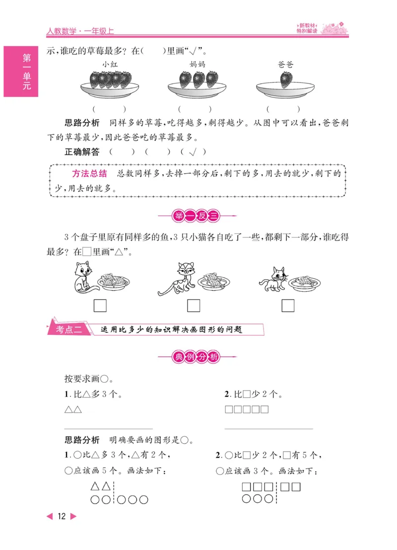 《小学教材特别解读》数学1年级上册（RJ）_一年级上下册资料_小学一年级学习资料-25年更新版_1-03、小学一年级数学上册_人教版_10、电子书籍