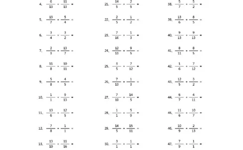 分数加法第51~70篇（高级）_编码0121-6年级数学口算计算_口算题（适合5年级）_分数-加法（200篇）_（分数）加法高级（100篇）